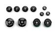 Puig 21432N aluminium cache-châssis noir