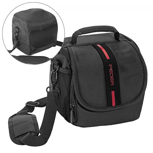 Pedea 65060311 Camera Bag - Black/Red