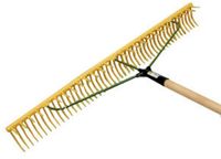 MM Eurotool Polygrashark met 32 tanden en houten steel 160 cm