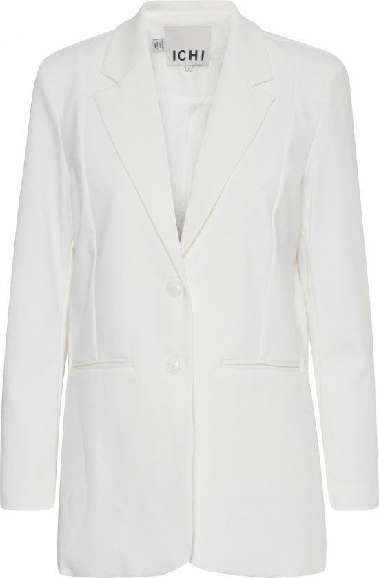 ICHI IHKATE SUS OVERSIZE BL Dames Blazer - Cloud Dancer - Maat XS