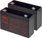 T6 Power Batterie pour APC Back-UPS 600, VRLA, 6V