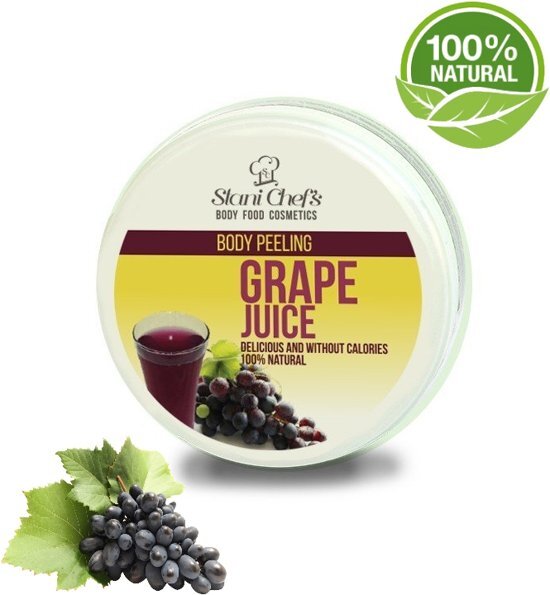 Hristina Zeezout Body Scrub Grape Juice Met Vitamine A & E 100% Natuurlijk *Gecertificeerd* 250ml