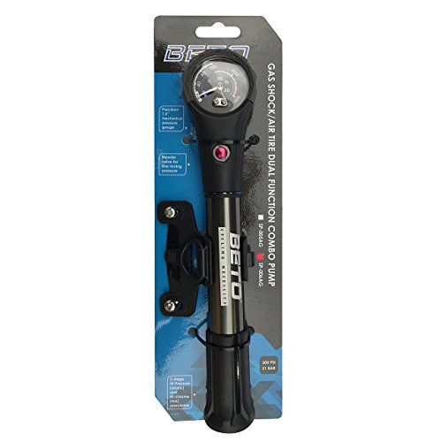 Beto New SP-006AG Banden & Shock CNC-legering Mini Hand Presta & Schrader Dual Pomp