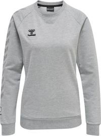 Hummel Hmlmove Grid Cotton Sweatshirt Woman Grey Melange-S