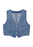 s.Oliver Kinder Vest Blauw Katoen 134/140