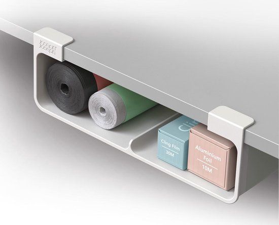Joseph Joseph CupboardStore Grote plank-hangende folie, zakken en rollen opberger