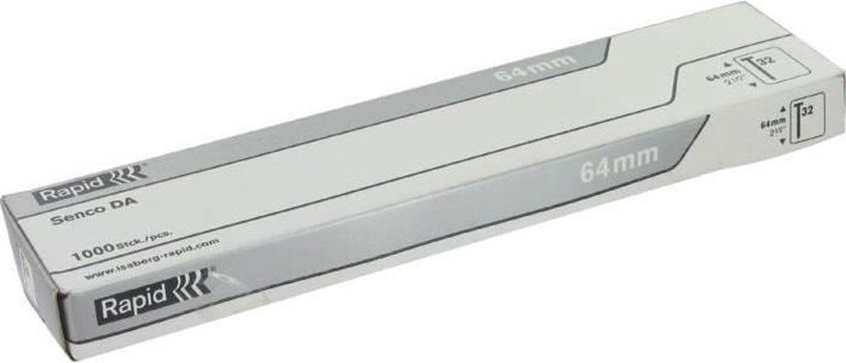 Rapid RAPID-nagels nr. 32/64 - 1000 stuks