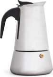 Kinvara Percolator Italiaans koffiezetapparaat - staal - zilver - 6kopjes - Koffiezetter