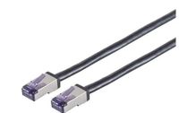 Lanview CAT6A S/FTP High-Flex Network kabel 1 m Zwart