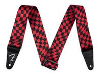 Fender Golvend Dambord Polyester Band, Rood