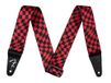 Fender Golvend Dambord Polyester Band, Rood