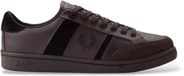 Fred Perry Baskets en cuir et daim B725 brun foncé