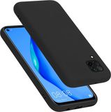 Cadorabo Hoesje geschikt voor Huawei NOVA 6 SE / P40 LITE / NOVA 7i in LIQUID ZWART