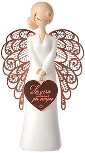You Are An Angel - Figuur engel - keramiek - wit - 15,5 cm