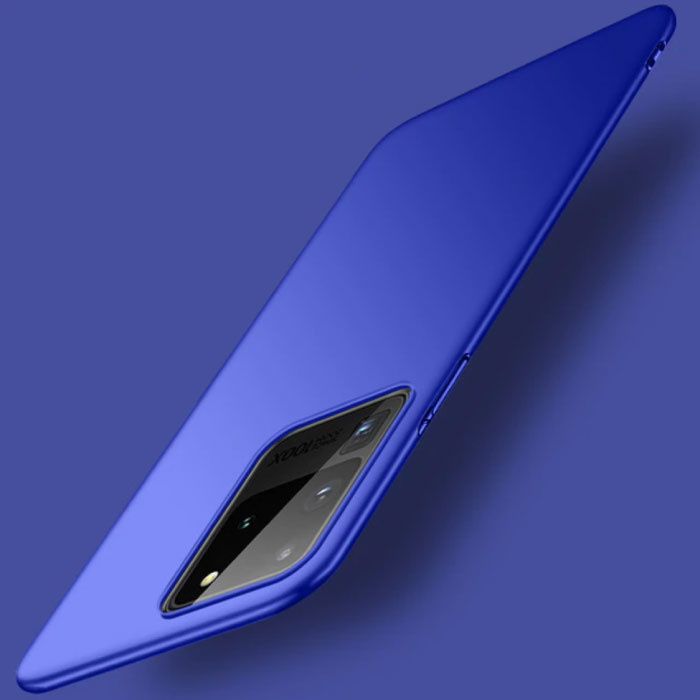 USLION Samsung Galaxy Note 20 Ultra Magnetisch Ultra Dun Hoesje - Hard Matte Case Cover Blauw