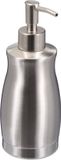 Merkloos Relaxdays zeeppompje - RVS - 400 ml - Zilver