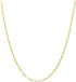 Lucardi Dames 9 Karaat collier paperclip 2,2mm - Ketting - 9 Karaat - Goudkleurig - 41 cm
