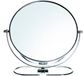 HIMRY Opvouwbare Make-up Spiegel 8 Inch, 10x Vergroting, Dubbelzijdige Voetstuk Tafelspiegel Verchroomd voor Badkamer Slaapkamer, Aanrecht Hoogte Verstelbaar Cosmetische Spiegel, KXD3125-10x