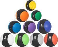 Gorilla Sports Medicijn Bal set 55 kg - 10 trainings Ballen - Medicine ball