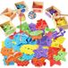 Jeu de pêche magnétique en bois pour enfants, jouet éducatif