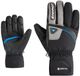 Ziener Galiso-z Gtx+ Gore Plus Warm Ski Handschoenen Mannen Zwart/Persian Blue Maat 8