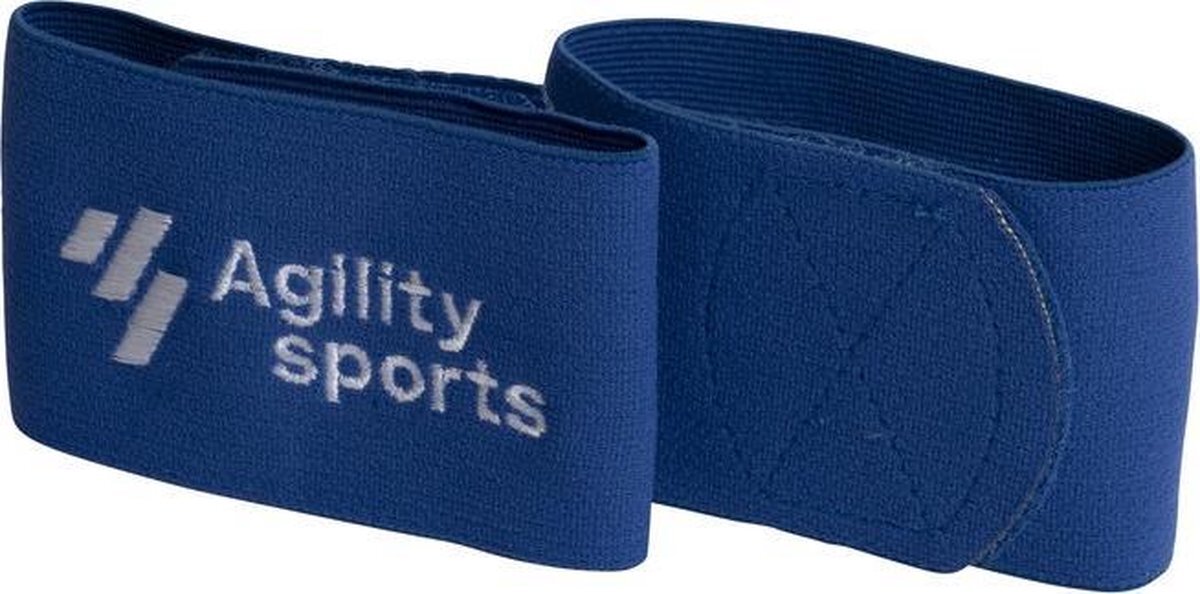 Agility Sports sokophouders rubber/spandex/nylon blauw one size