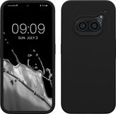 kwmobile telefoonhoesje geschikt voor Nothing Phone 2a / Phone 2a Plus - Hoesje met siliconen coating - Smartphone case in zwart