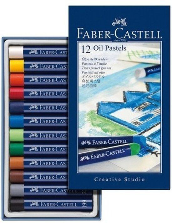 Faber-Castell 12x Oliepastelkrijt 11mm