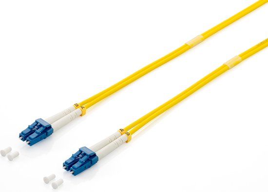 Equip LC/LC Fiber Optic Patch Cable - OS2 - 3m - Yellow