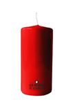 Kaars Rood Kaars diameter 7 cm hoogte 15 cm