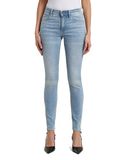 G-STAR 3301 skinny jeans dames, Blauw (Lt Aged D05175-8968-424), Taille 27 / lengte 28
