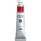 Lefranc Bourgeois 404946 Extra fijne Lefranc olieverf met hoogwaardige kunstenaarspigmenten, lichtecht, verouderingsbestendig - 20ml Tube, Alizarin Carmine