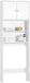 SoBuy BZR165-W Badkamermeubel - Wit Houten Compositie met 2 Deuren & Planken