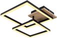 Globo Bossy Plafondlamp Zwart Metaal LED 67284-18