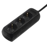 Hama 00108843 Overspanningsbeveiliging Zwart 3 AC-uitgang(en) 230 V 5 m