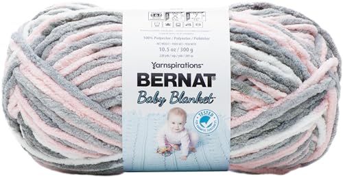 Bernat Baby Blanket Yarn, Grey, 300g