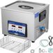 VEVOR Ultrasoonreiniger, 15 liter, digitaal ultrasoon reiniger voor onderdelen, met verwarming, timer