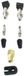 X-sauce Tubeless Presta Kleppen 2 Eenheden Argent
