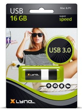 xlyne Wave USB 3.0 - 16GB - Zwart/Wit