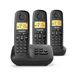 Gigaset BASIC 100A trio Téléphone analogique/DECT Noir