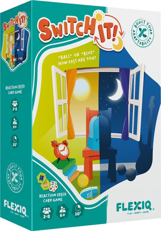 FlexIQ Switch It! - Kaartspel - Denkspel voor Kinderen - 2023 Editie