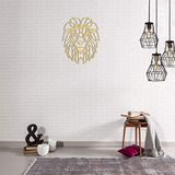 Homemania Wanddecoratie, staal, goud, 40 x 0,15 x 50 cm