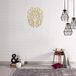 Homemania Wanddecoratie, staal, goud, 40 x 0,15 x 50 cm