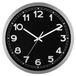 Omgoods - Horloge mural silencieux de 30 cm avec cadre en aluminium