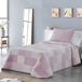 VIALMAN Lichte sprei Sofia 21, katoen polyester, roze, Cama 90: 180 x 270 cm
