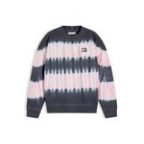 Tommy Hilfiger oversized tie-dye sweater - donkerblauw