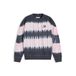 Tommy Hilfiger oversized tie-dye sweater - donkerblauw
