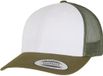Flexfit Retro Colored Front Trucker pet - Groen/Wit