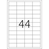 HERMA Premium - Papier - mat - permanent zelf-klevend - wit - 48.3 x 25.4 mm 1100 etiket(ten)