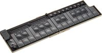 KORG nanoKEY FOLD Ultra-draagbaar, opvouwbaar MIDI-keyboard met 25 toetsen, Sand Beige